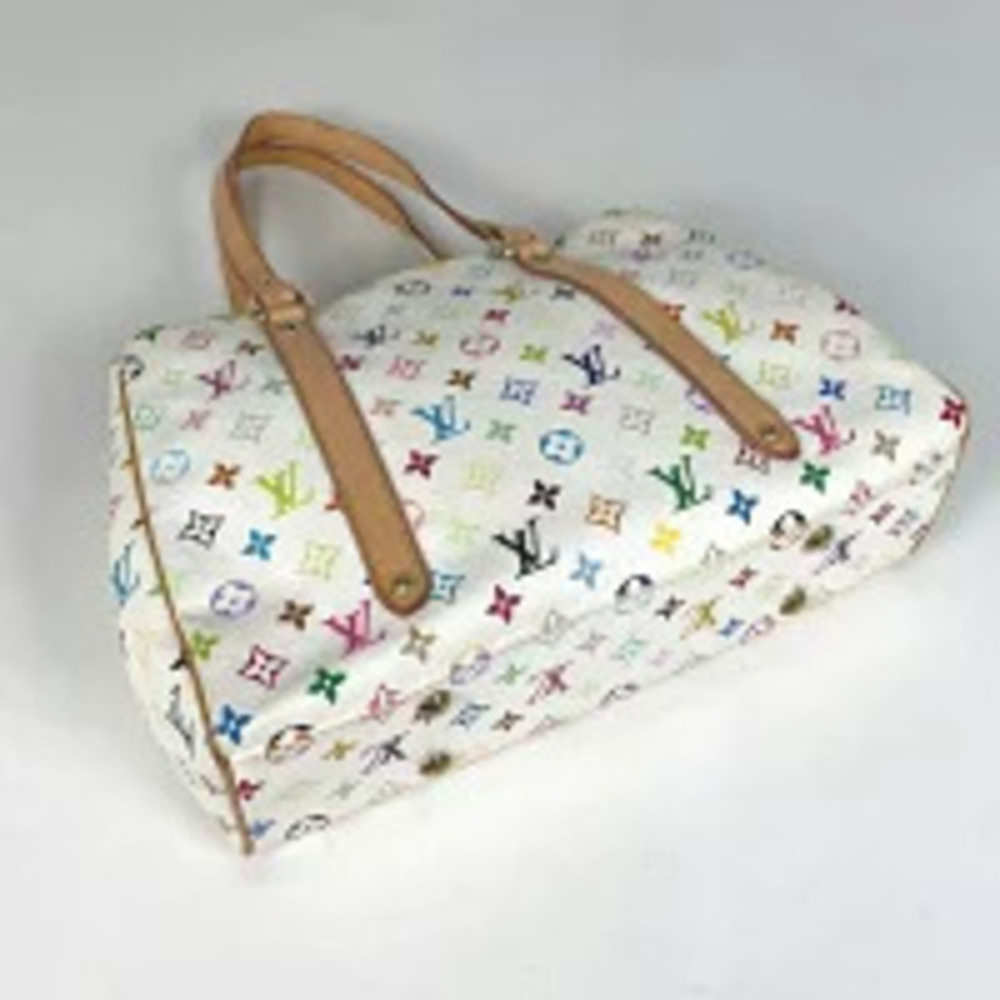 Louis Vuitton Multicolor White Tote Bag Aurelia Monogram Shoulder Blanc